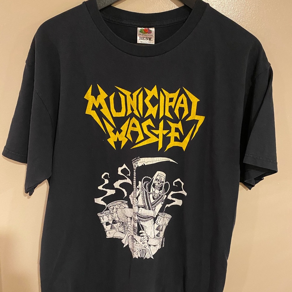 Muncipal waste tee fruit of the loom large band
